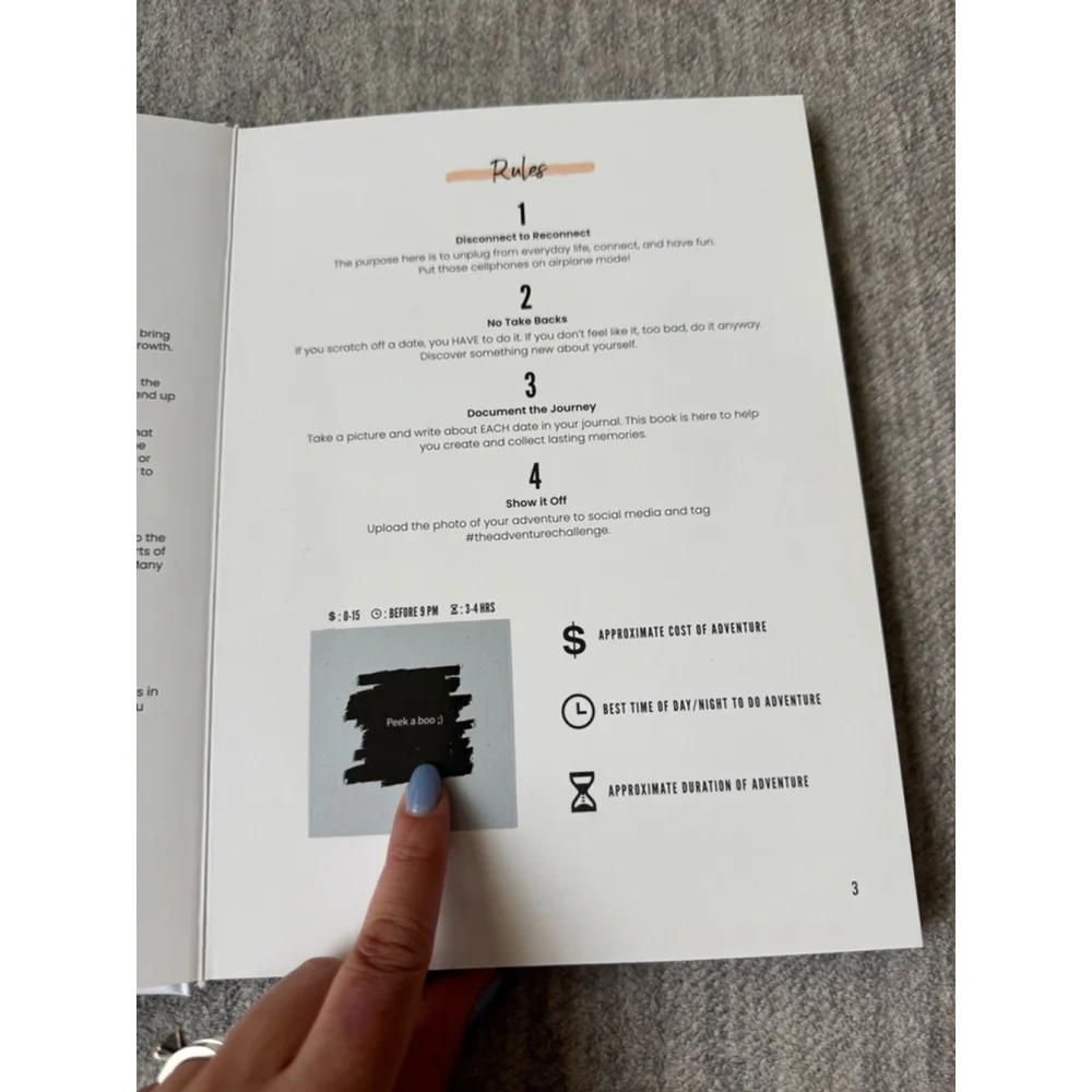 The Adventure Challenge Couples Edition Book - White